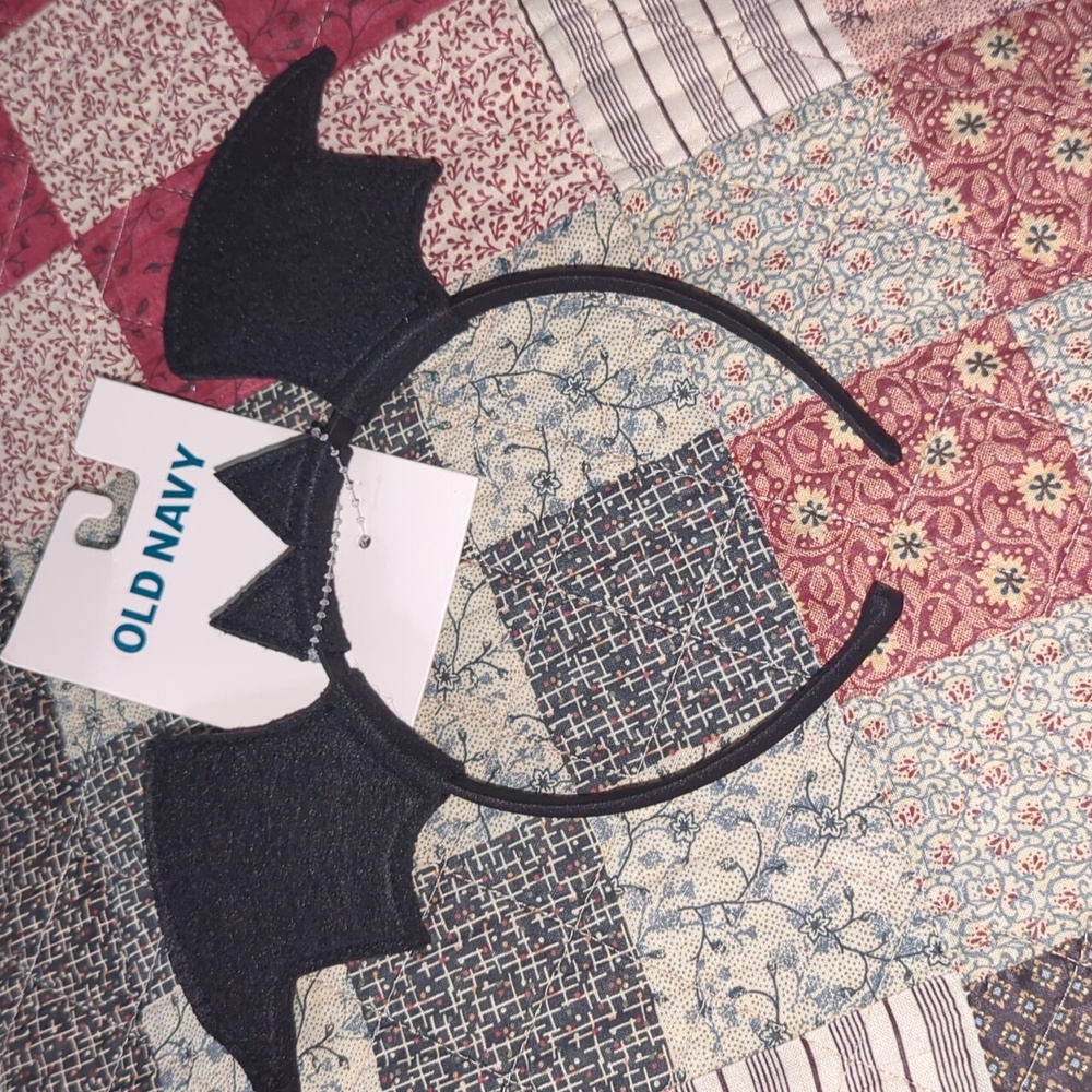 OLD NAVY Kids Black Bat Headband NWT